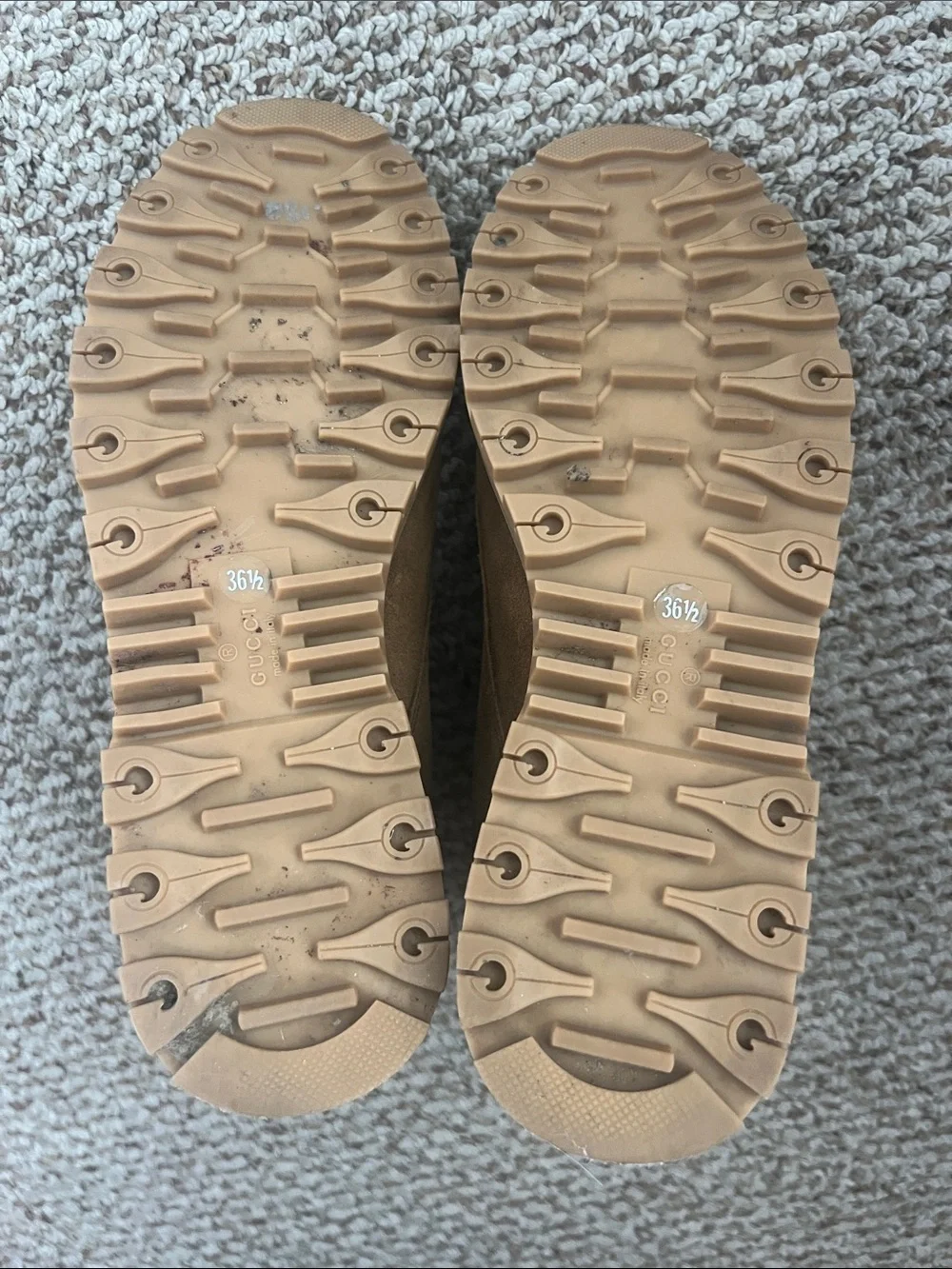 Gucci women’s suede